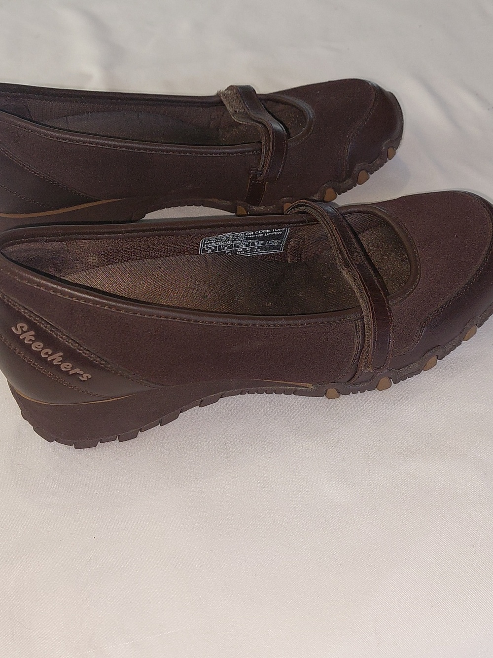 Skechers Women's Mary Jane Flats in Brown - Picture 7 of 7